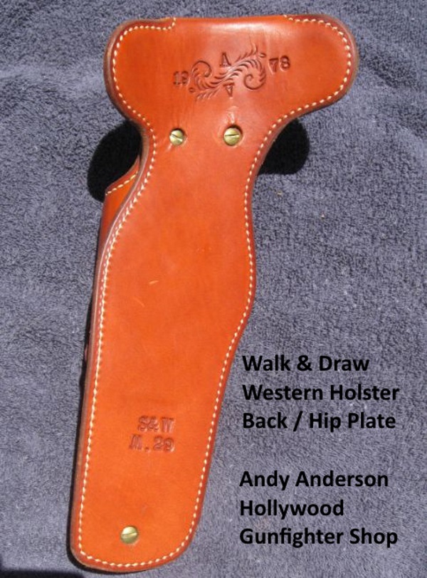 Andy Anderson Design Walk and Draw Western Gun Belt and Holster